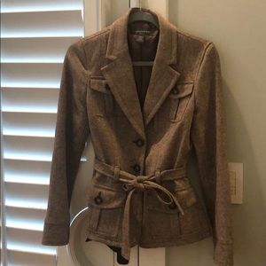 Banana Republic Factory tweed jacket /blazer